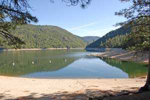 Beardsley Reservoir swim  area