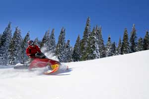 Photo of snowmobile