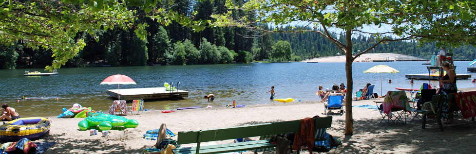 Twain Harte lake, Tuolumne County, California